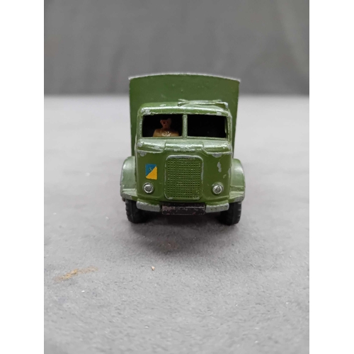 573 - 2x Dinky toys Military Ambulance