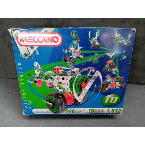 641 - 3 x Meccano models boxed