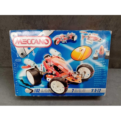 642 - 3 x Meccano models boxed