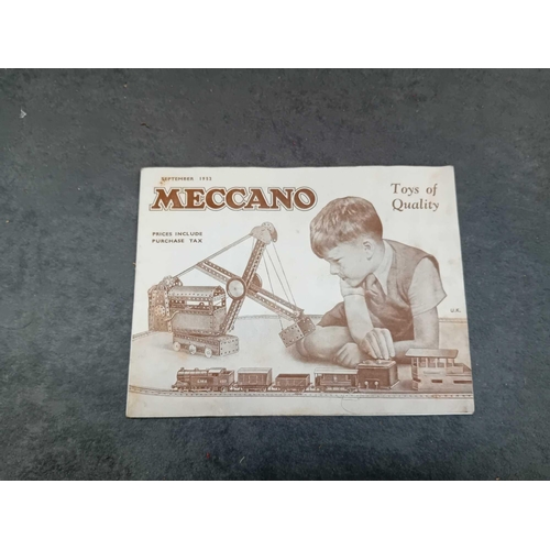 644 - 1950s Meccano set 6 and 2 magazines