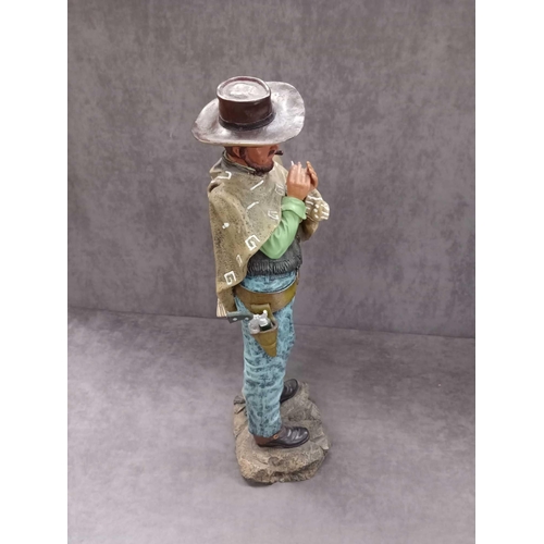 765 - The Leonardo Collection Clint Eastwood from The good The bad and the ugly approximately 48cm tall