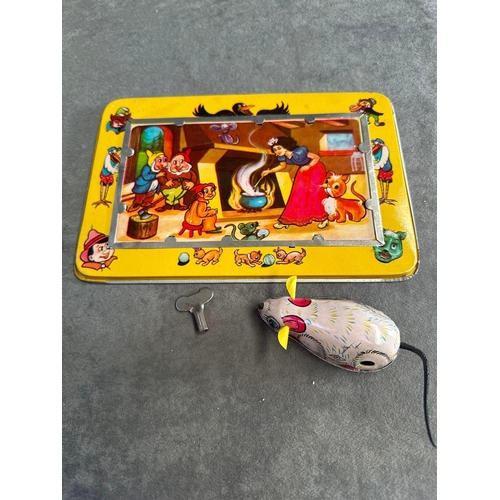 55 - Marx toys Mechanical lucky mouse