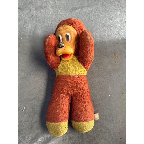 56 - Vintage Mickey Mouse and goofy soft toy