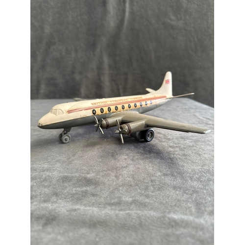 67 - Plastic British European Airways plane