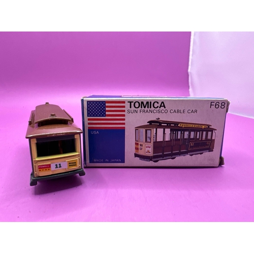 206 - Tomica Number F68 Sun Fransico Cable Car Mib