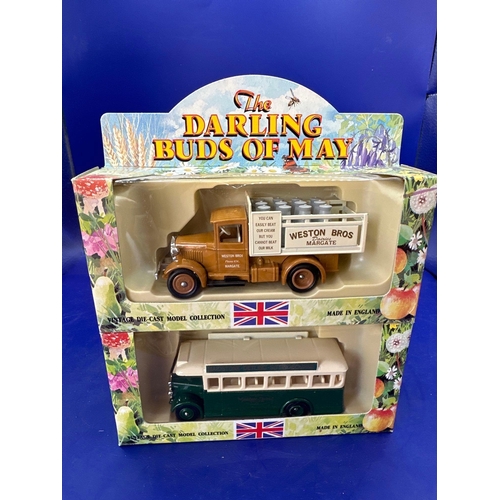 222 - 5 X Lledo The Darling Buds Of May. Collection Vintage Diecast Model Collection Made In England.