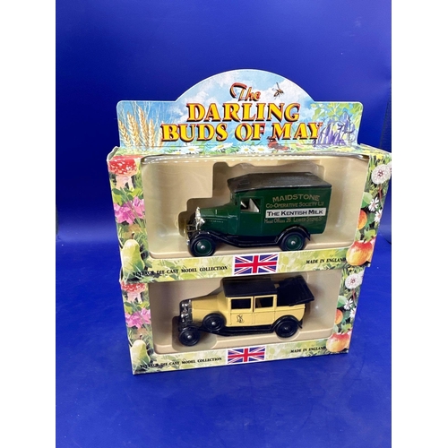 222 - 5 X Lledo The Darling Buds Of May. Collection Vintage Diecast Model Collection Made In England.