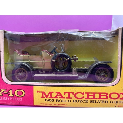 259 - Matchbox, Models Of The Yesteryear Allez, New Product, Y 10, 906, Rolls-Royce Silver Ghost