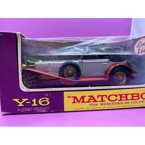 262 - Matchbox Models Of The Yesteryear, A Lesney Product, Y 16, 1928, Mercedes S S. Coupe