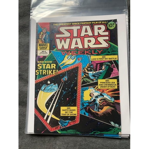 431 - Marvel Comics Group, Star Wars Weekly. British Issue 1978. Issues 4, 9, 17, 19, 23