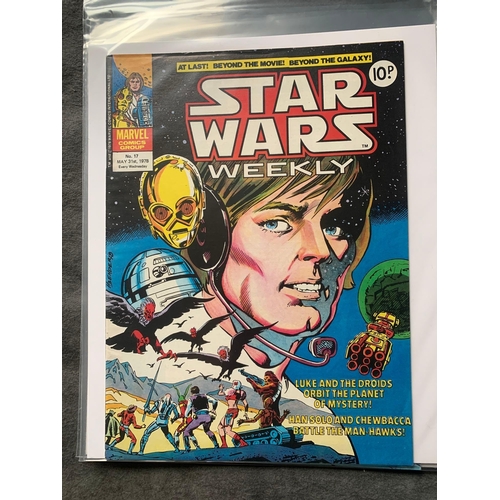 431 - Marvel Comics Group, Star Wars Weekly. British Issue 1978. Issues 4, 9, 17, 19, 23