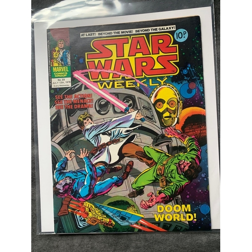 431 - Marvel Comics Group, Star Wars Weekly. British Issue 1978. Issues 4, 9, 17, 19, 23