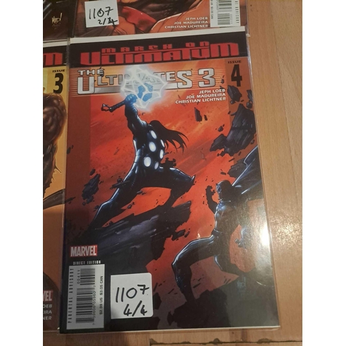 442 - Marvel the ultimates 3 issues 1 to 4 lot 1107