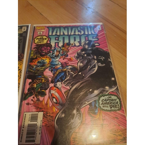 460 - Marvel fantastic force busting out direct edition issues 1,2,4,5,6