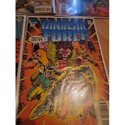 460 - Marvel fantastic force busting out direct edition issues 1,2,4,5,6