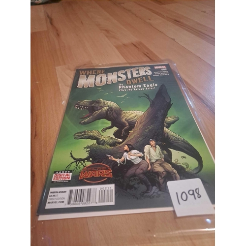 473 - .marvel where monsters dwell issue 2 lot 1098