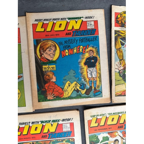 485 - 5 X Lion Comics From 1968-1973