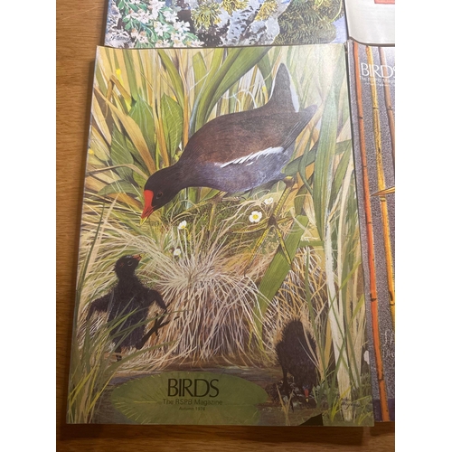 492 - 1976 Birds The RSPB 5 Issues Complete.