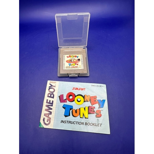 32 - Nintend Gameboy Game - Looney Toons Sun Soft Original Game Boy Game  With Manual