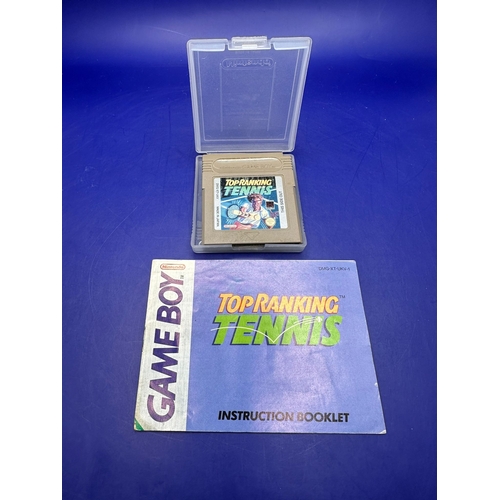 34 - Nintend Gameboy Game - Top Ranking Tennis Original Gameboy GameWith Manual