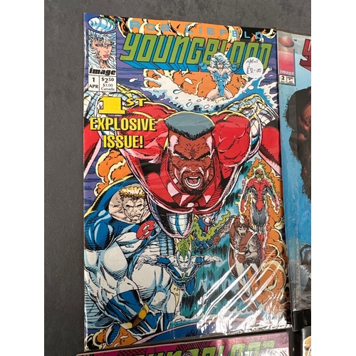 85 - 4 issues of Youngblood comics by Imagie. Including 2 1st explosive issues.