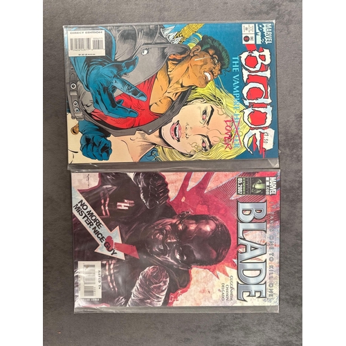 98 - 2 x marvel comics Blade The vampire lover and it takes one to kill one