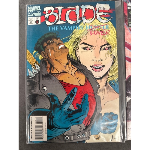 98 - 2 x marvel comics Blade The vampire lover and it takes one to kill one