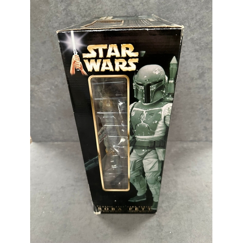 338 - Rare Kotobukiya Art FX Star Wars Series Snap Fit Boba Fett Pre Painted Model Kit 1/7 Scale In Sealed... 