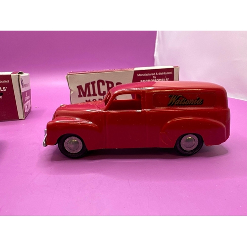 Miniature Holden FJ Van - Micro Models Australie - Bleu 1/43 - Quasi Neuf - Boîte D'origine