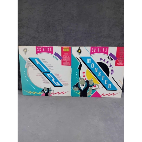 2 x Vinyls Monster hits vinyl 12 inch 33 1/3 rpm 2 x vinyls ...
