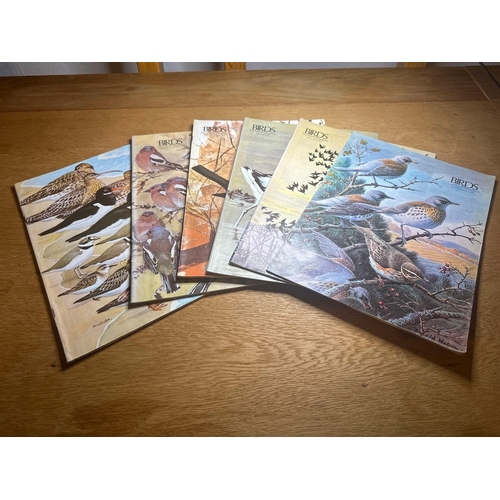 1975 Birds The RSPB 6 Issues Complete.