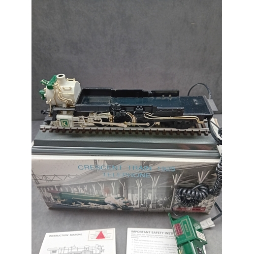 Telemania Crescent Train 1925 Telephone in original box as pictured