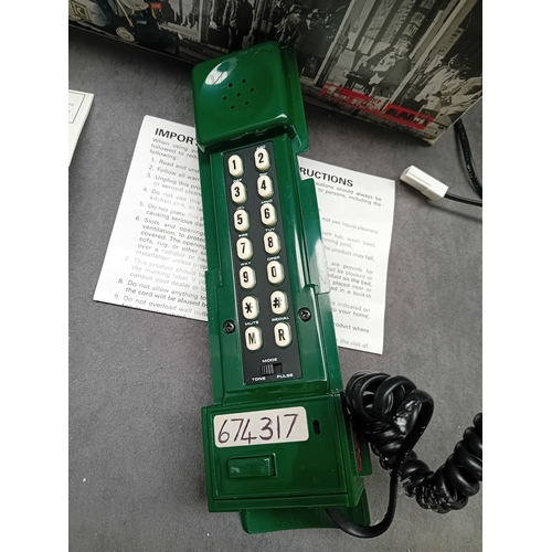 Telemania Crescent Train 1925 Telephone in original box as pictured