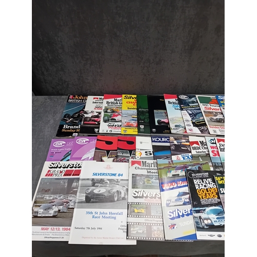 73 - Huge Mixed Lot of Silverstone related Programs and related items.&nbsp;