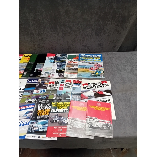73 - Huge Mixed Lot of Silverstone related Programs and related items.&nbsp;