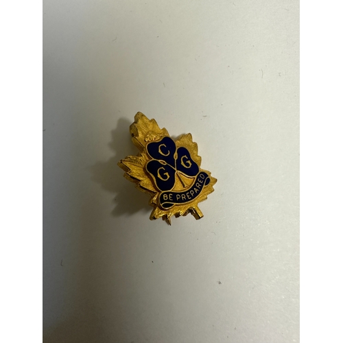 130 - Enamel Pin badge, Vintage Canadian Girl Guides&nbsp;
