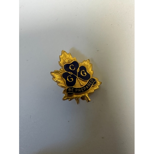 130 - Enamel Pin badge, Vintage Canadian Girl Guides&nbsp;