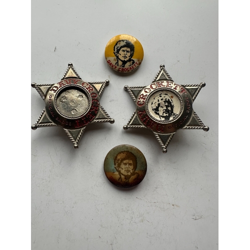 Vintage Davy Crockett badges 1950s 1960s two times lone star and two ...