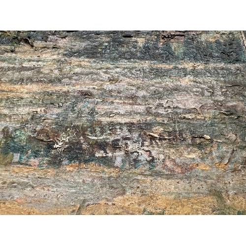 186 - Tuscan Rooftops (Impressionist Village Scene) 

  Artist: Unknown (illegibly signed) 
 

  Medium: H... 