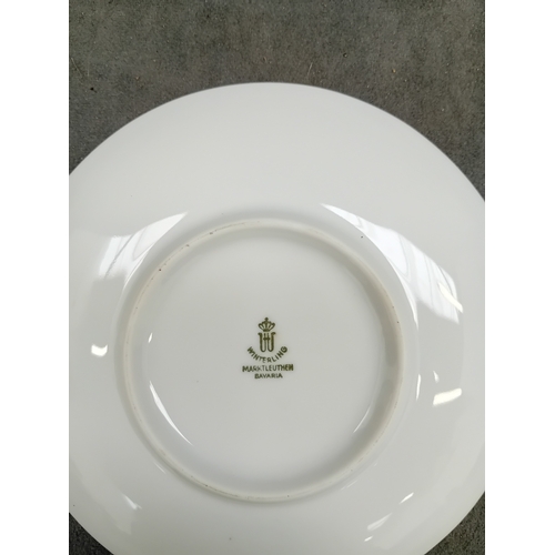 257 - A Winterling Bavarian porcelain tea and coffee service, comprising a lidded pot, a set of four cups,... 