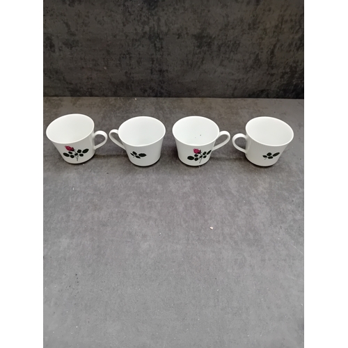 257 - A Winterling Bavarian porcelain tea and coffee service, comprising a lidded pot, a set of four cups,... 