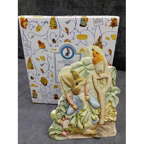 260 - A collection of four 'The World of Beatrix Potter' figurines by Border Fine Arts, each presented wit... 