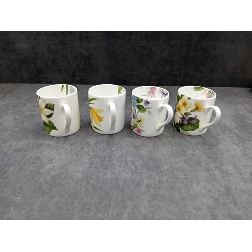 331 - Set of 4 Bloomers by Wayman Floral Mugs 
 
  
 

  &nbsp; A beautiful set of four mugs featuring ... 