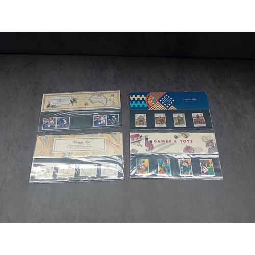 337 - Lot of 4 of Stamp Presentation packs 
Europa 1990 pack number 206 
The Australian Bicentenary 1988 p... 