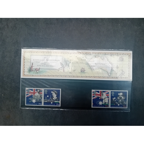 337 - Lot of 4 of Stamp Presentation packs 
Europa 1990 pack number 206 
The Australian Bicentenary 1988 p... 