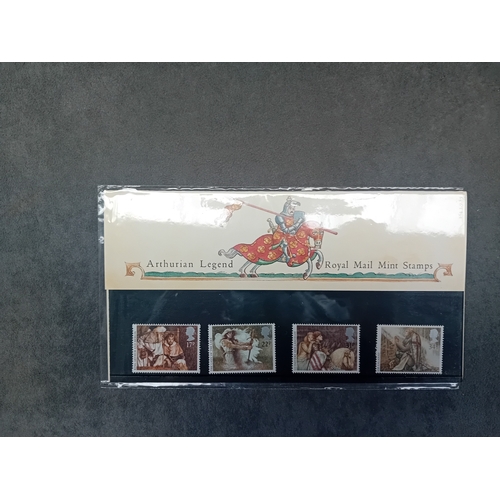 339 - Lot of 7 Historical Themed Stamp Presentation packs 
Medieval life 1986 pack number 172 
Victorian B... 