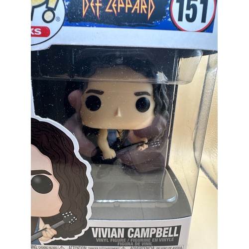 624 - A modern collectible Funko Pop! Rocks vinyl figure depicting Vivian Campbell of Def Leppard, identif... 