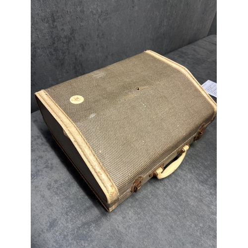 125 - Collaro Record player in original case as pictured&nbsp;