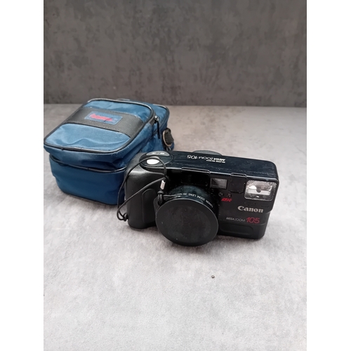 127 - Canon Sure Shot Mega Zoom 105 in a Hama case as pictured&nbsp;