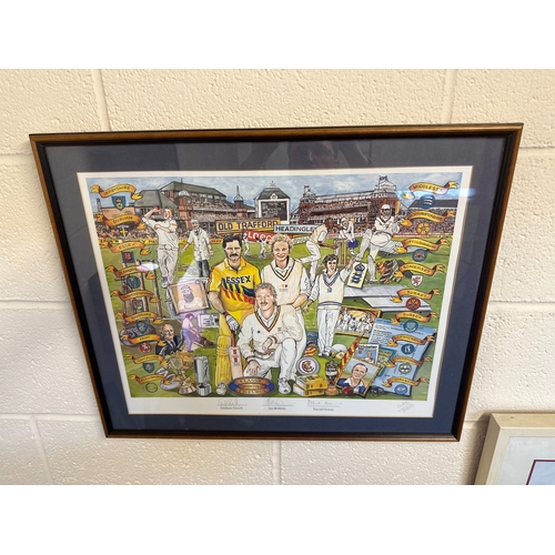 14 - Classic Sporting Picture Signed by Gooch, Botham and Gower